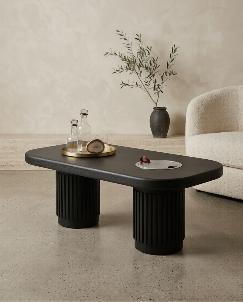 BLACK COFFEE TABLE