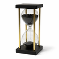 HOURGLASS IN STAND BLACK