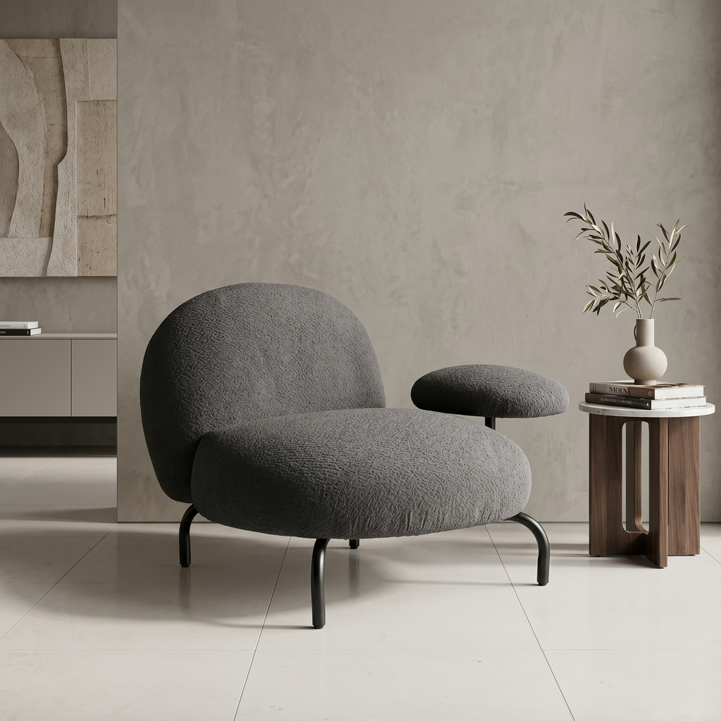 KHULAN ACCENT CHAIR with SINGLE ARMREST