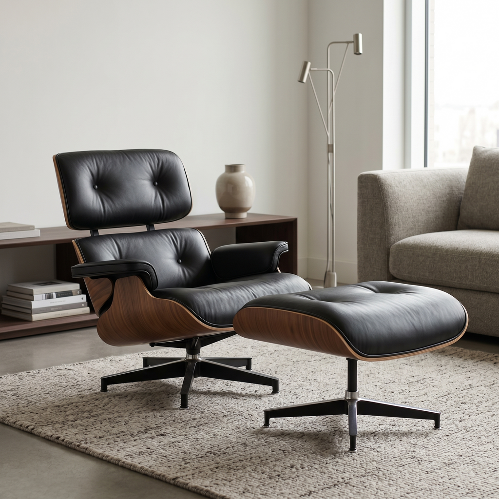 GIOREM ACCENT CHAIR  with FOOT STOOL