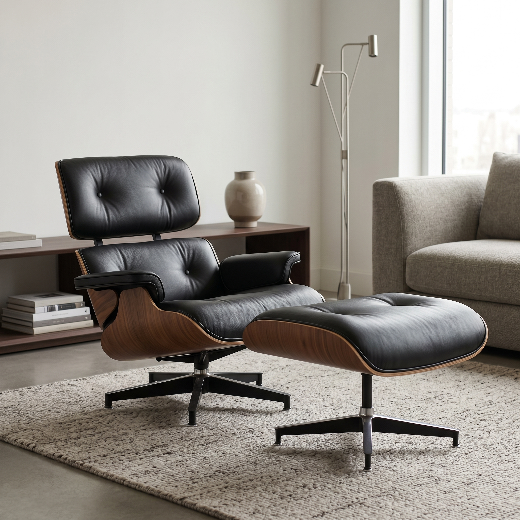 GIOREM ACCENT CHAIR  with FOOT STOOL