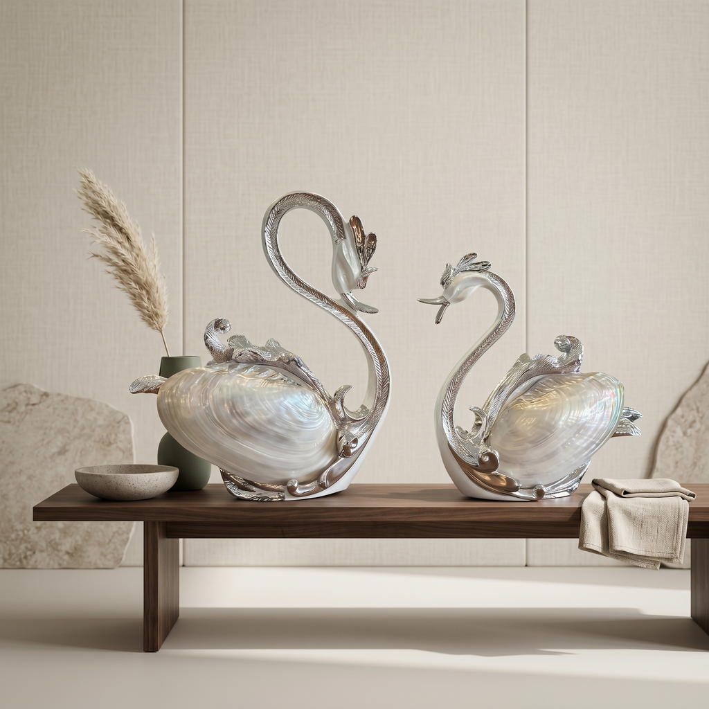 CAPIZ SWAN PAIR