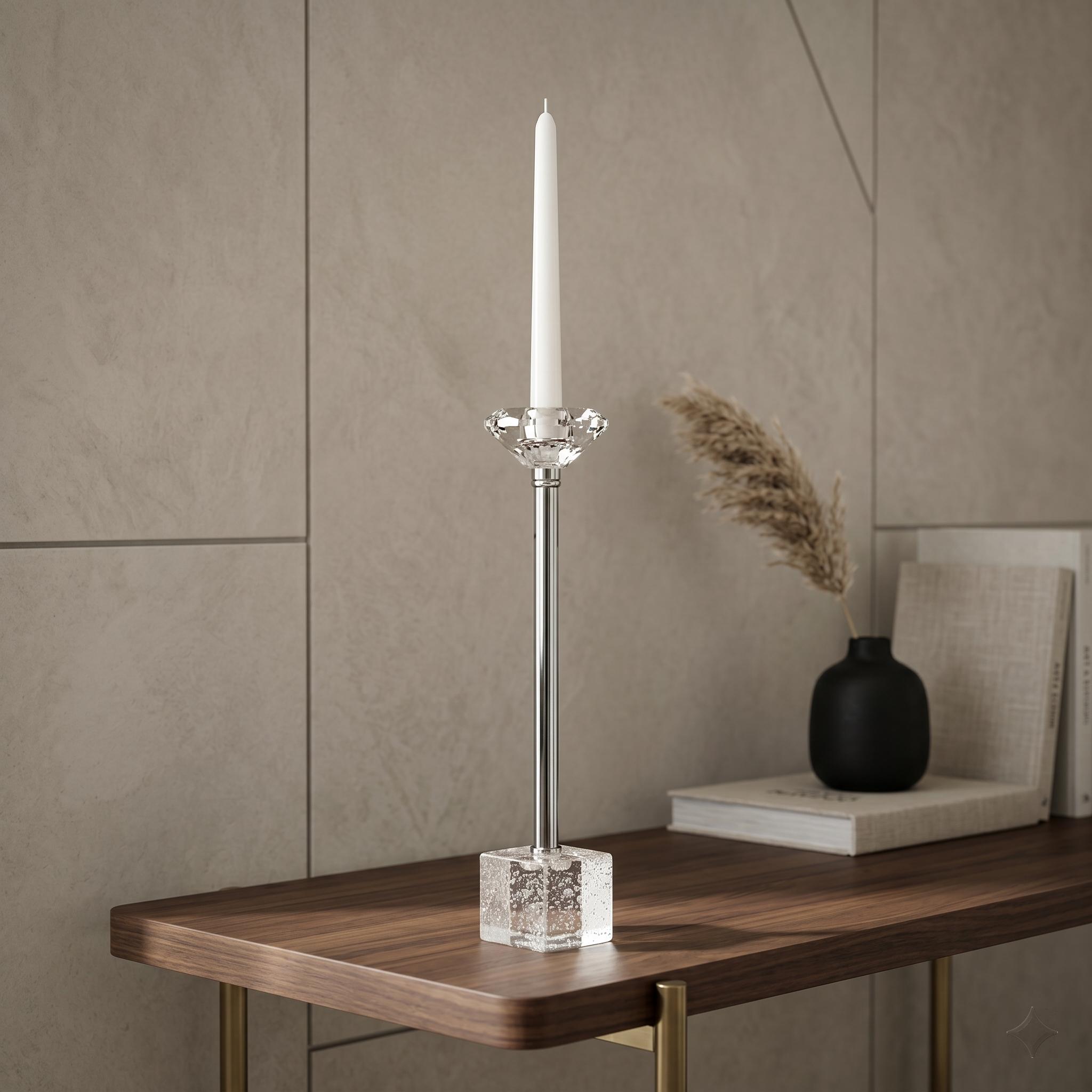 CRYSTAL CANDLE HOLDER