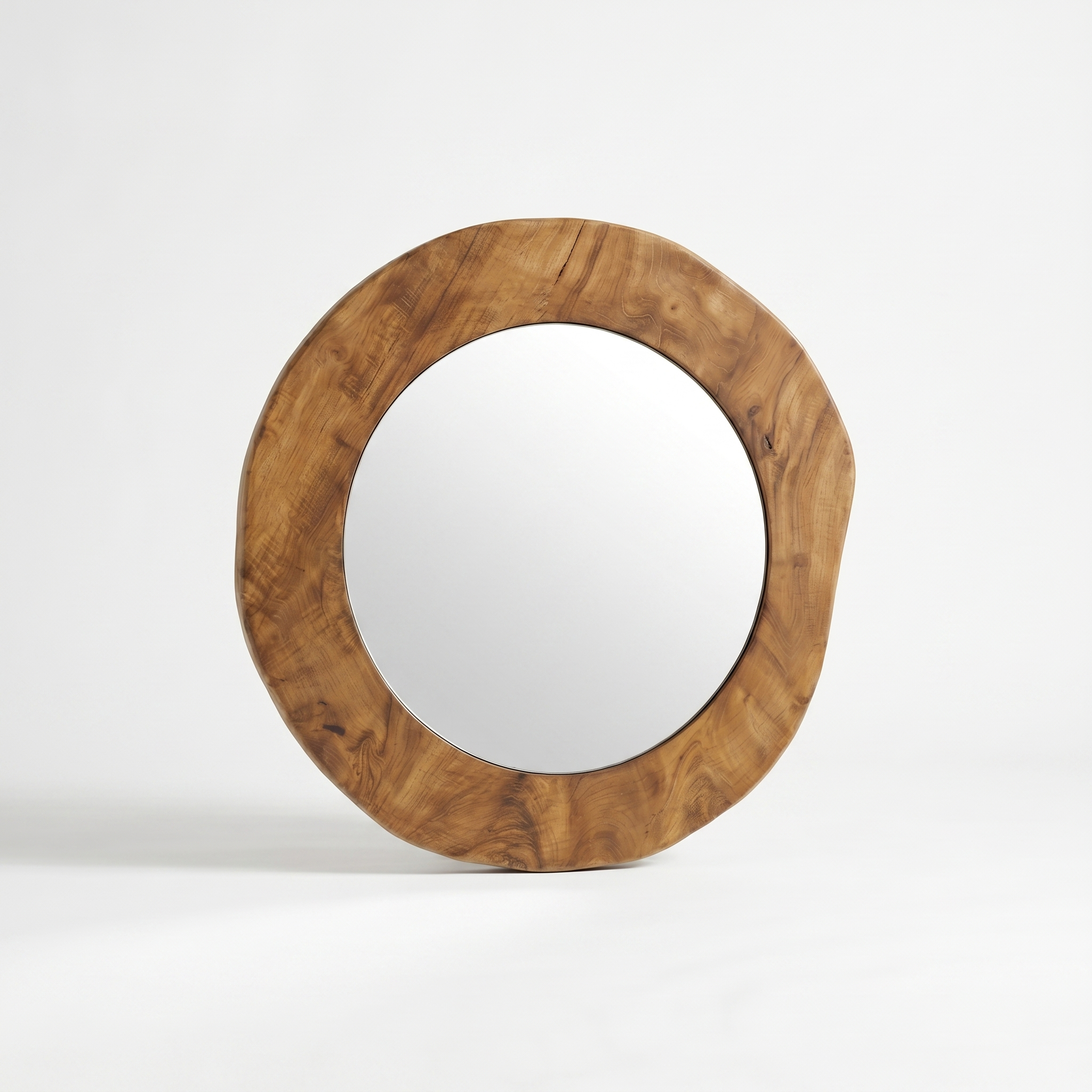 TEAK WALL MIRROR