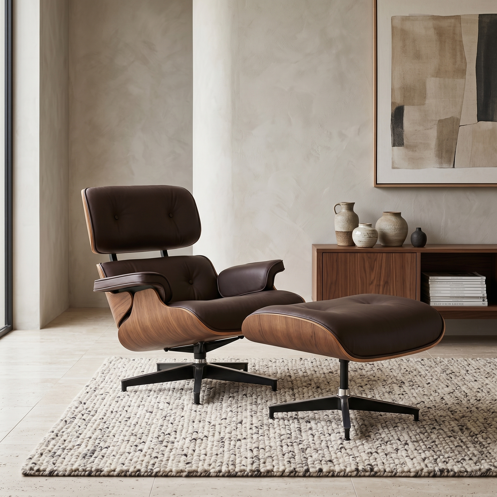 GIOREM ACCENT CHAIR  with FOOT STOOL