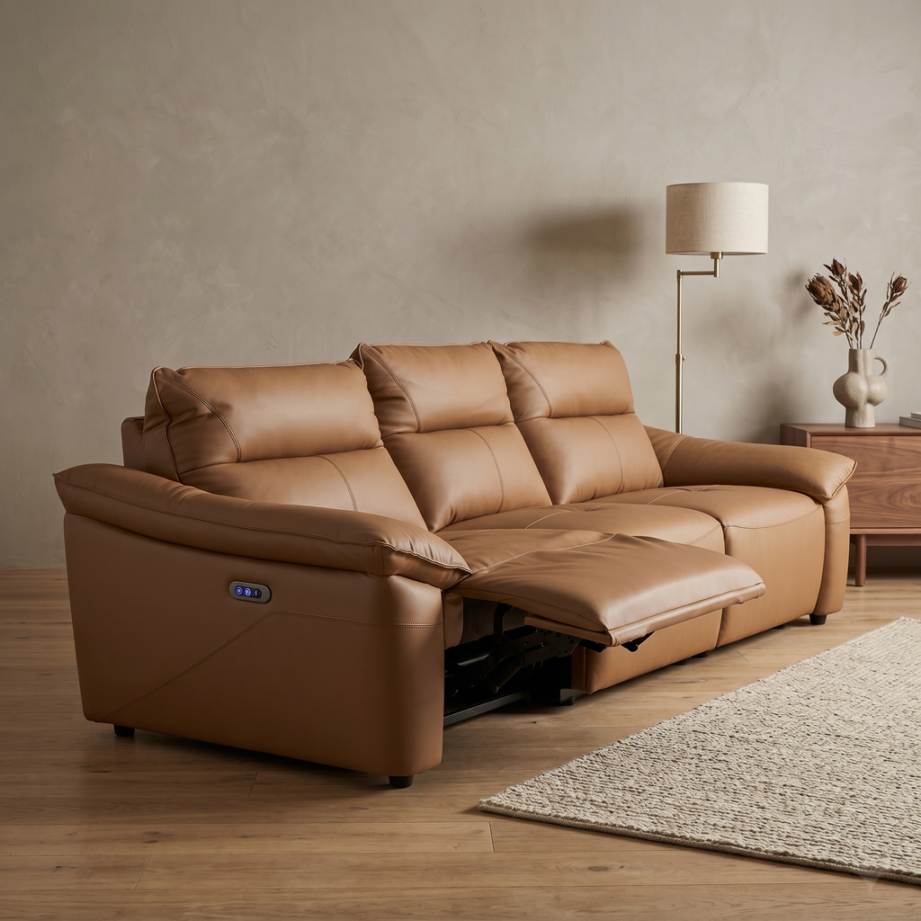 GAMMALA 3 SEATER SOFA with RECLINER
