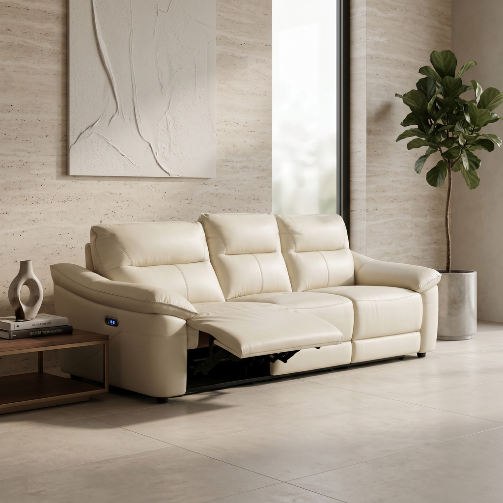 GAMMALA 3 SEATER SOFA with RECLINER