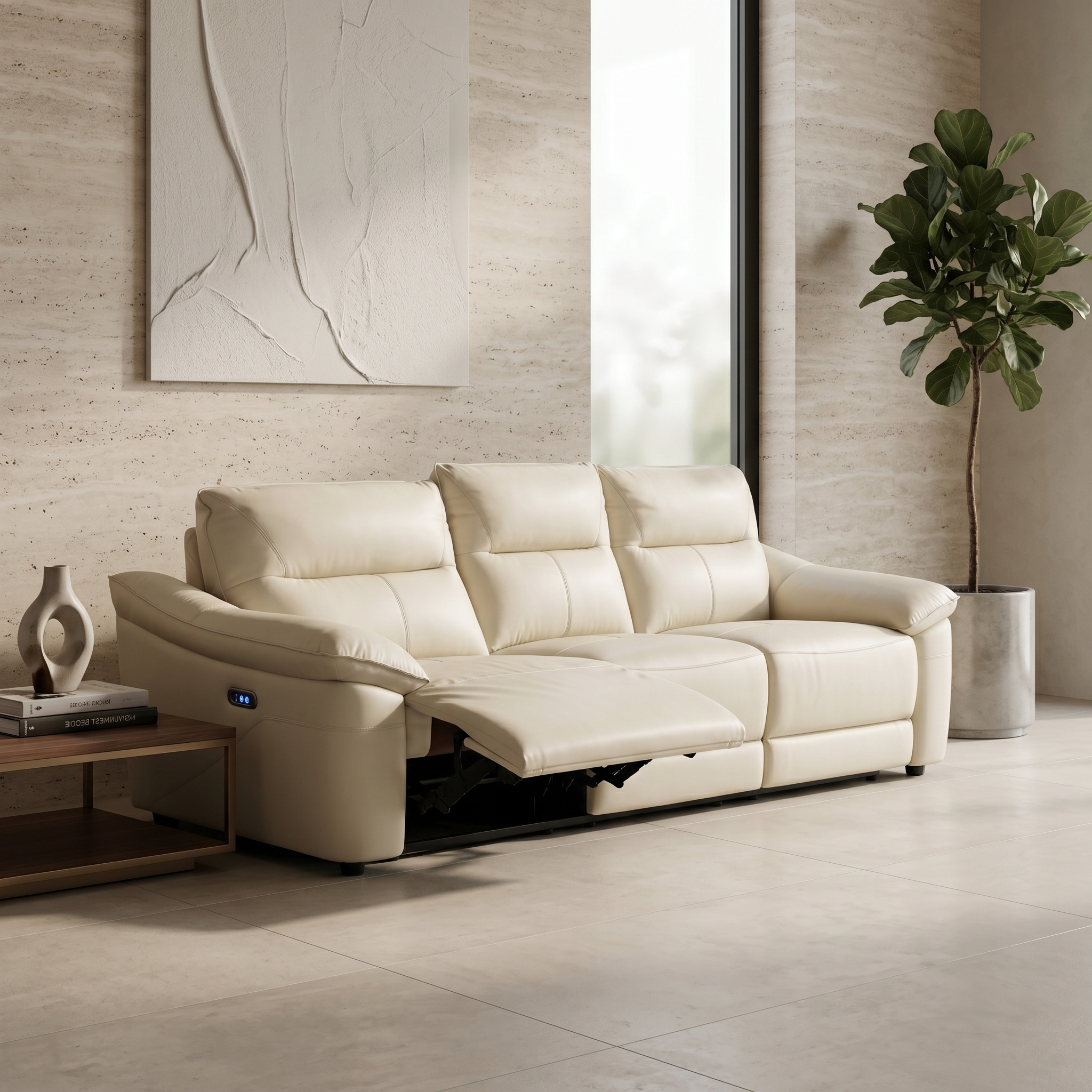 GAMMALA 3 SEATER SOFA with RECLINER