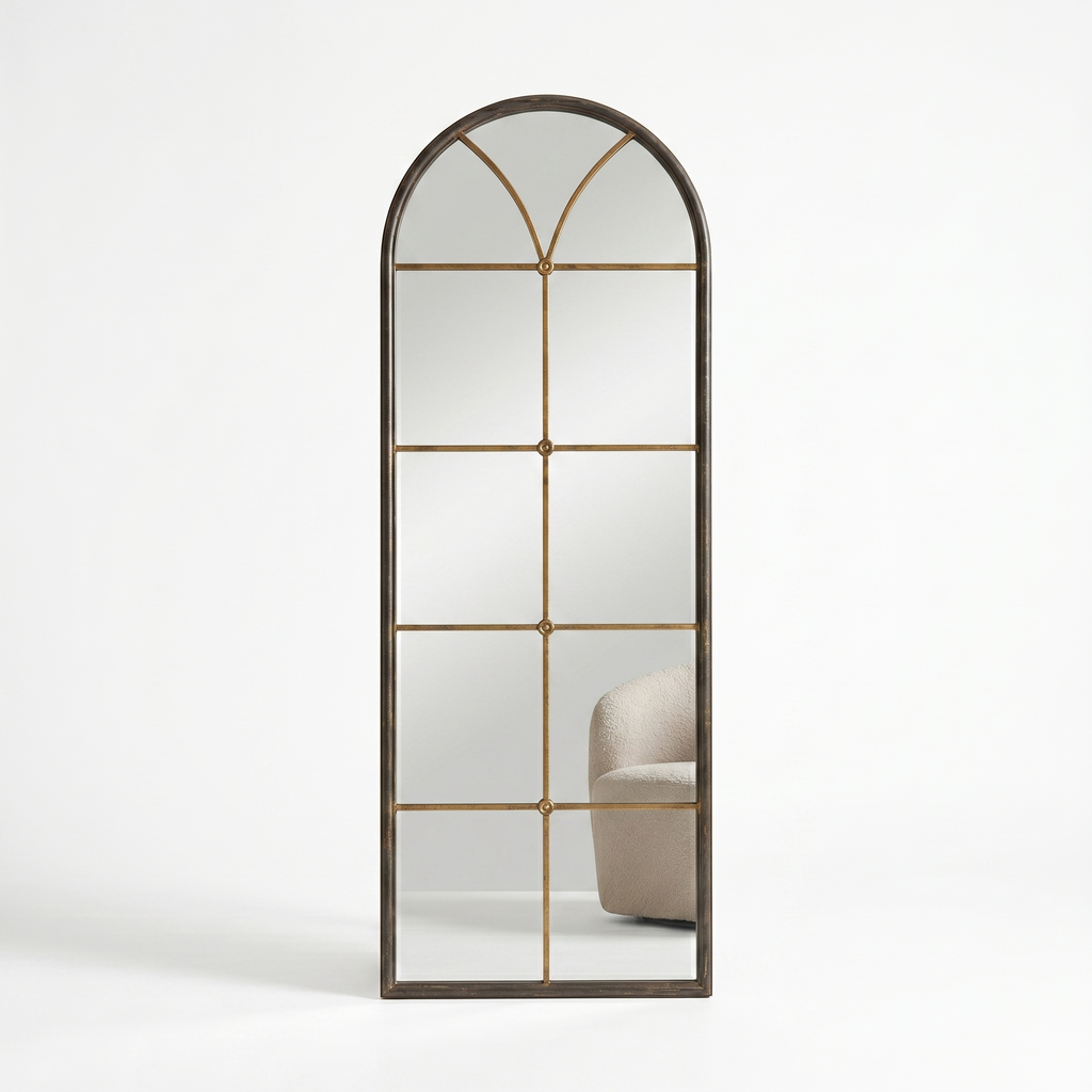FRENCH WINDOW  FLOOR MIRROR