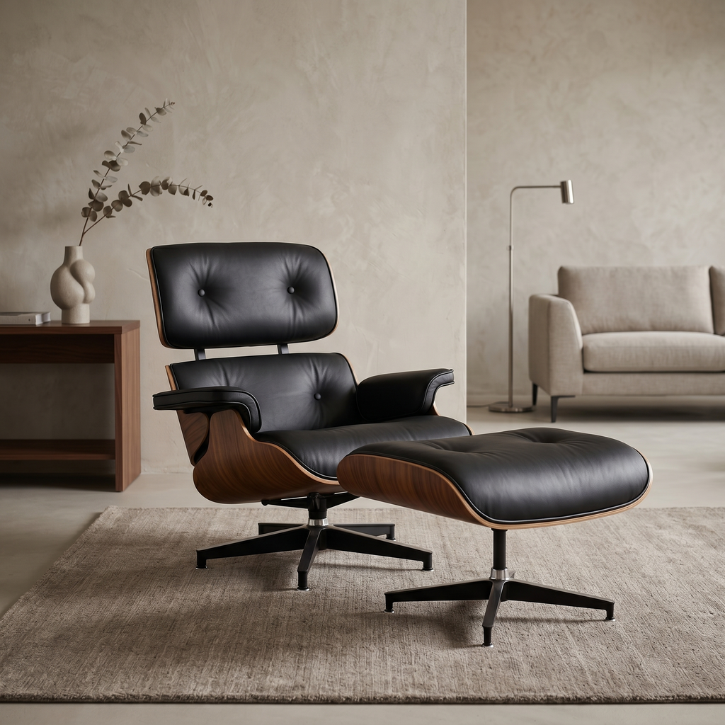 GIOREM ACCENT CHAIR  with FOOT STOOL
