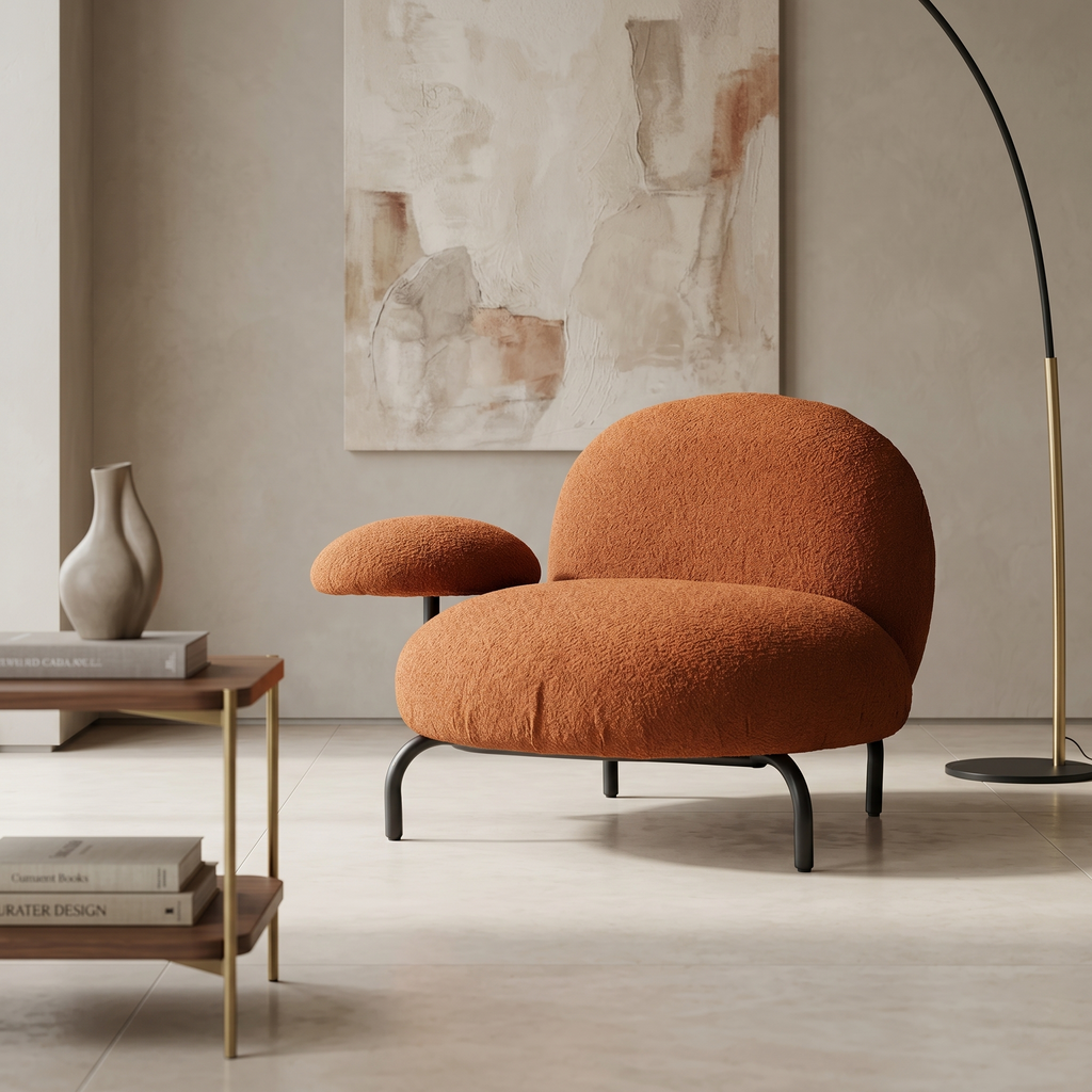 KHULAN ACCENT CHAIR with SINGLE ARMREST