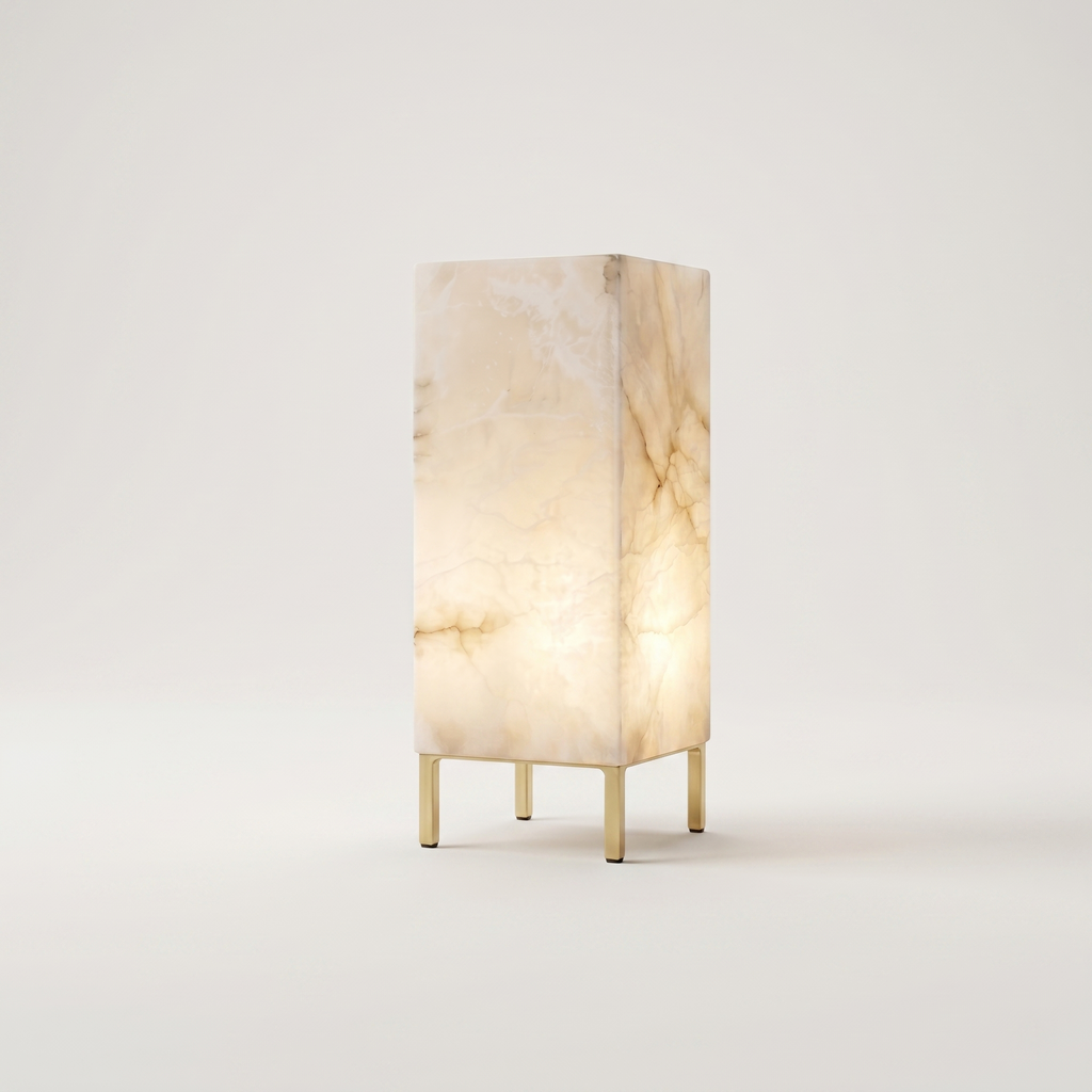 CUBOID MARBLE LAMP