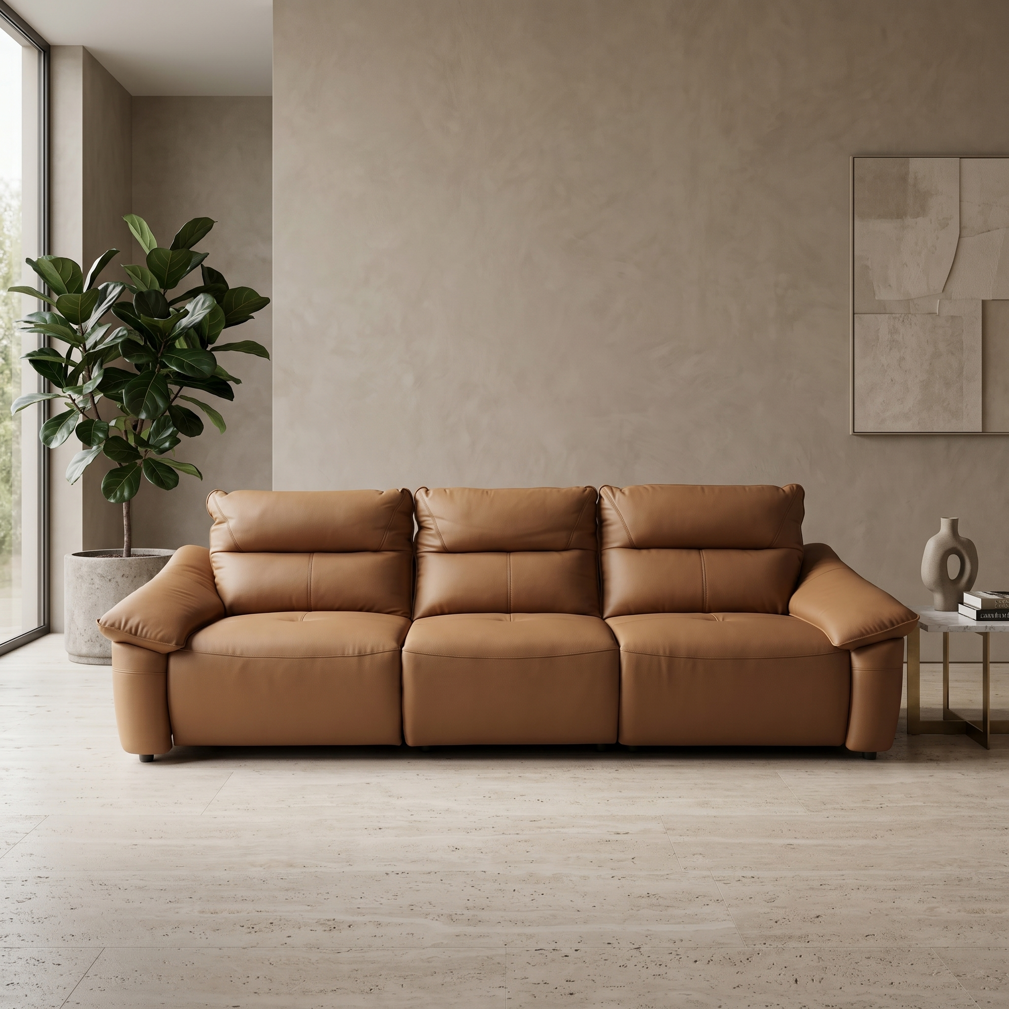 GAMMALA 3 SEATER SOFA with RECLINER