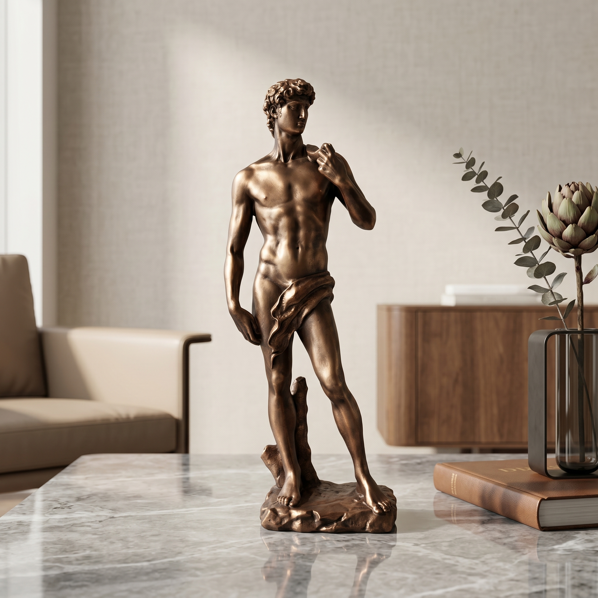 BRONZE DAVID SCULPTURE