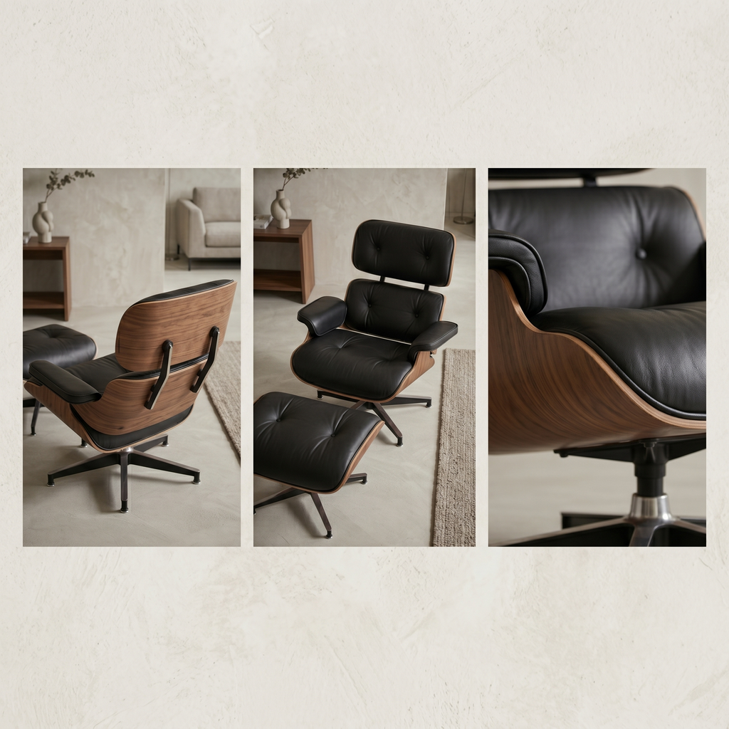 GIOREM ACCENT CHAIR  with FOOT STOOL