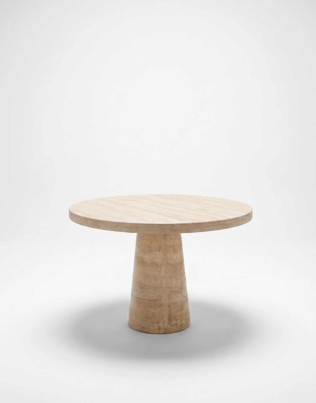 CREAM ROUND  DINING TABLE