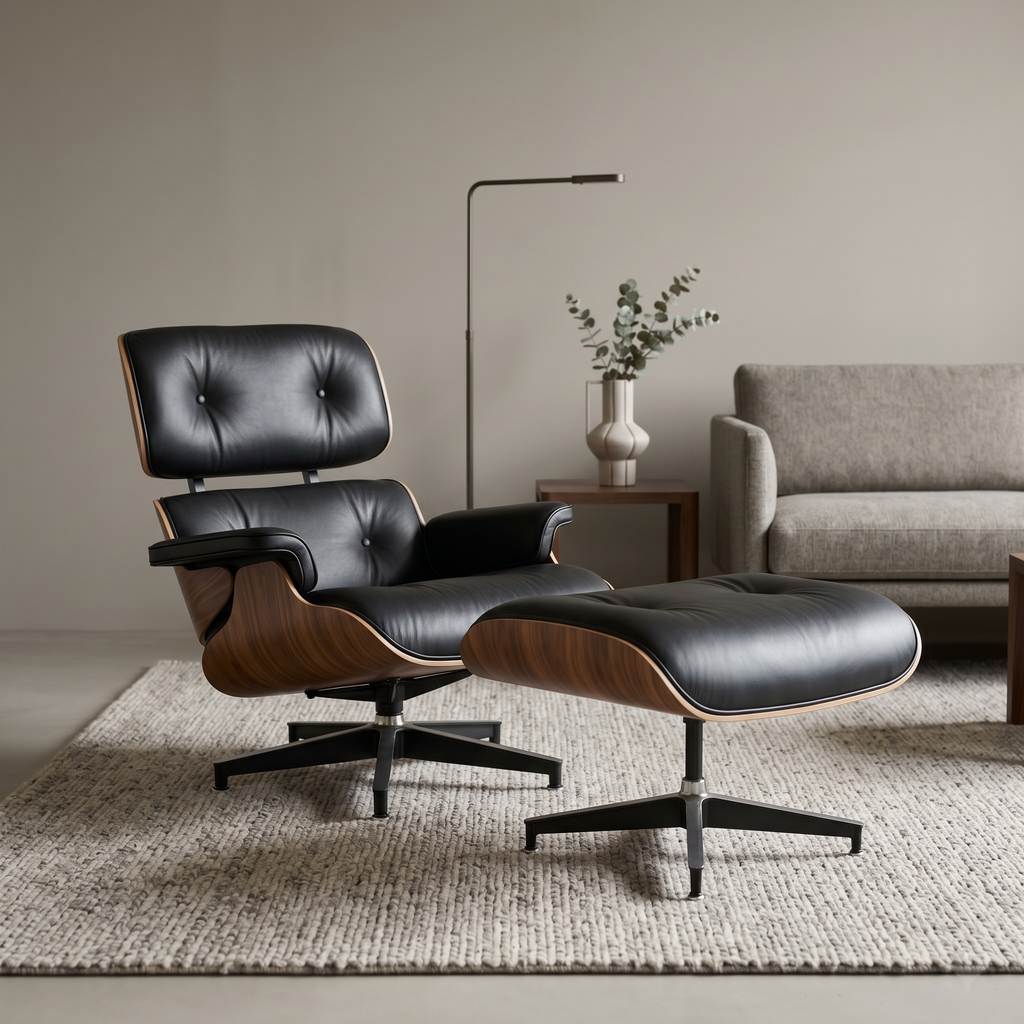 GIOREM ACCENT CHAIR  with FOOT STOOL