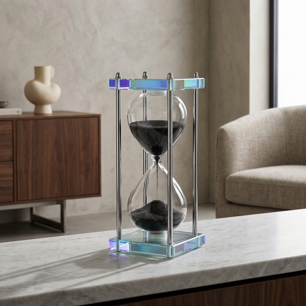 HOURGLASS SILVER COLUMN