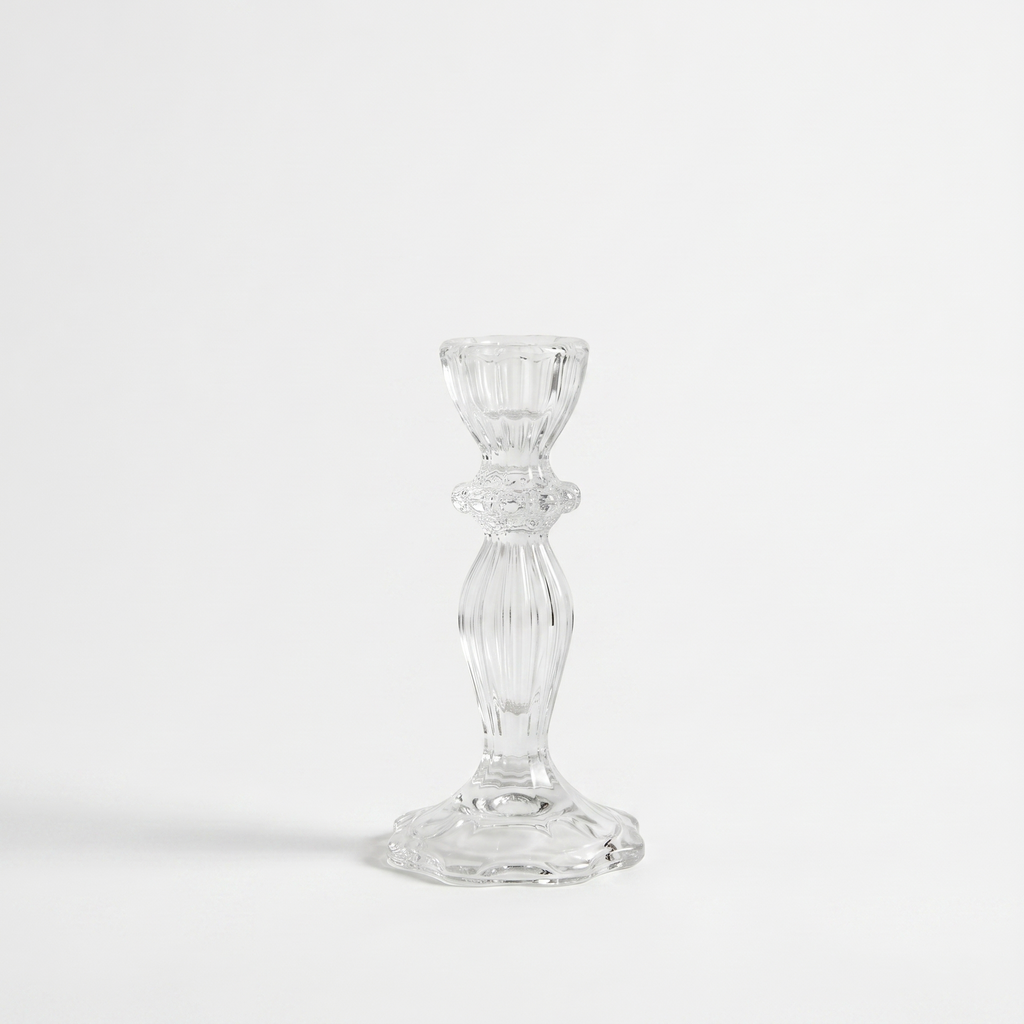 GLASS CANDLE HOLDER