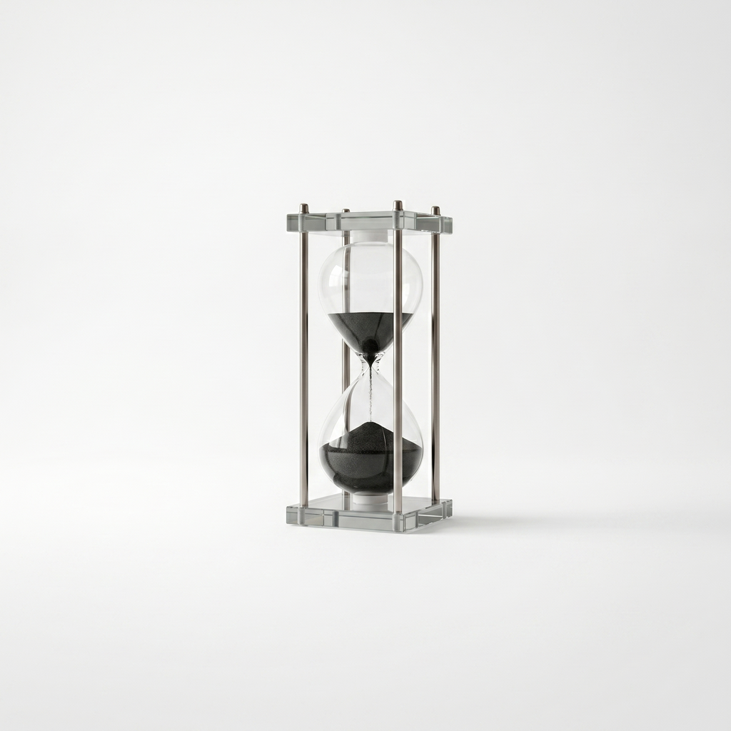 HOURGLASS SILVER COLUMN