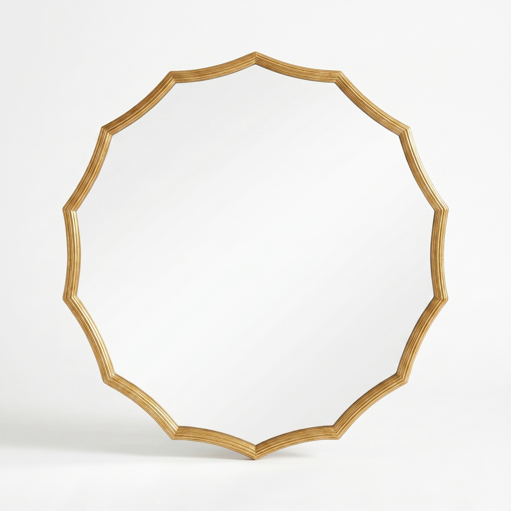 GOLD FRAME WALL MIRROR