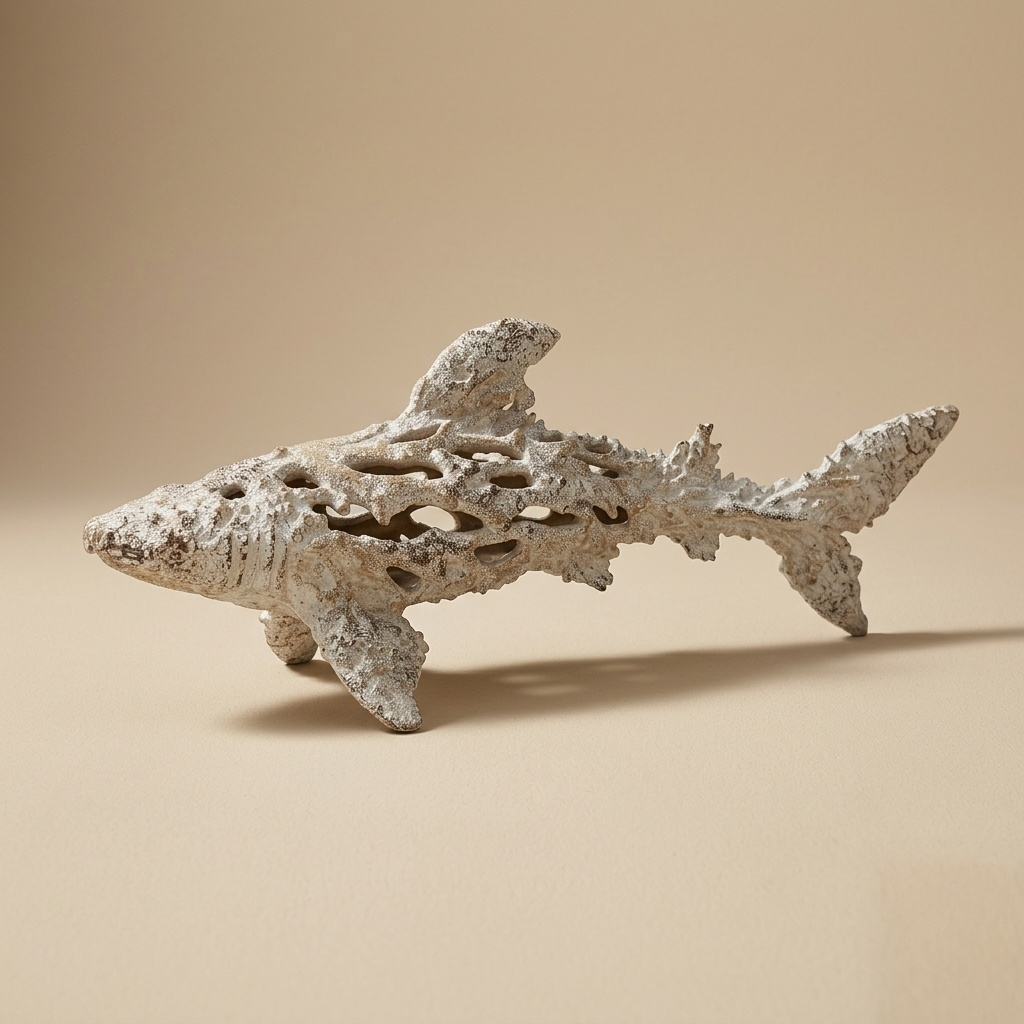 WHITE CORAL LOOK SHARK