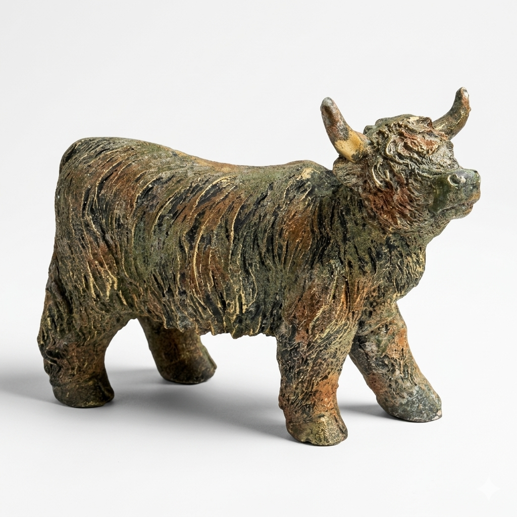 HIGHLAND COW FIGURINE