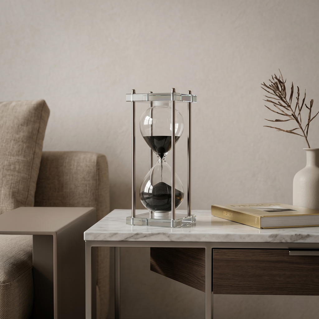 HOURGLASS SILVER COLUMN