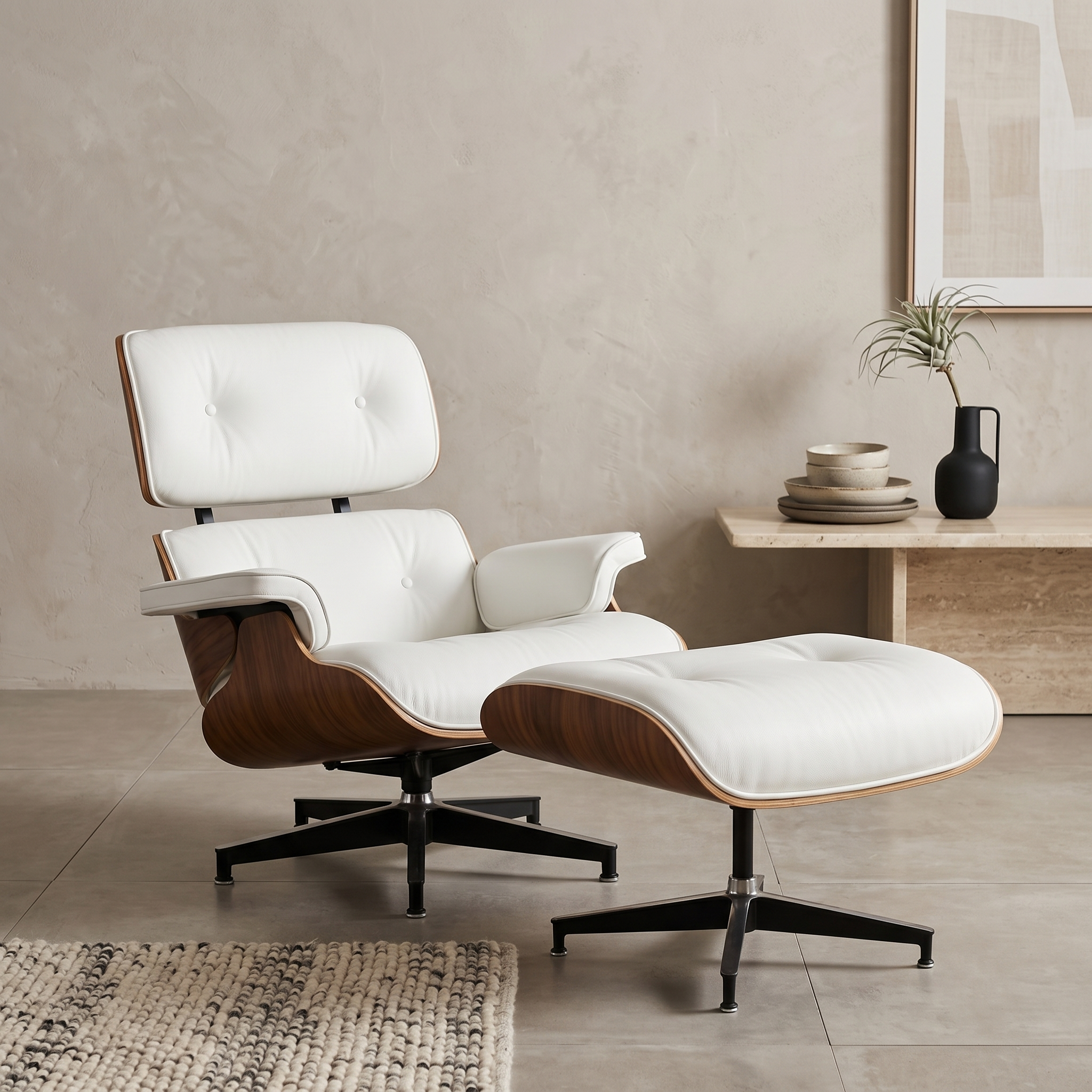 GIOREM ACCENT CHAIR  with FOOT STOOL
