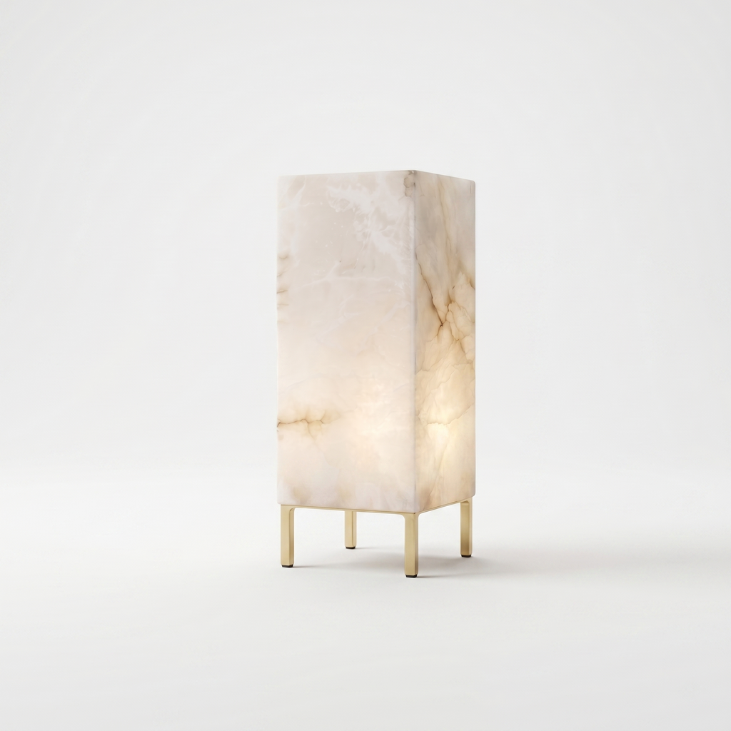 CUBOID MARBLE LAMP