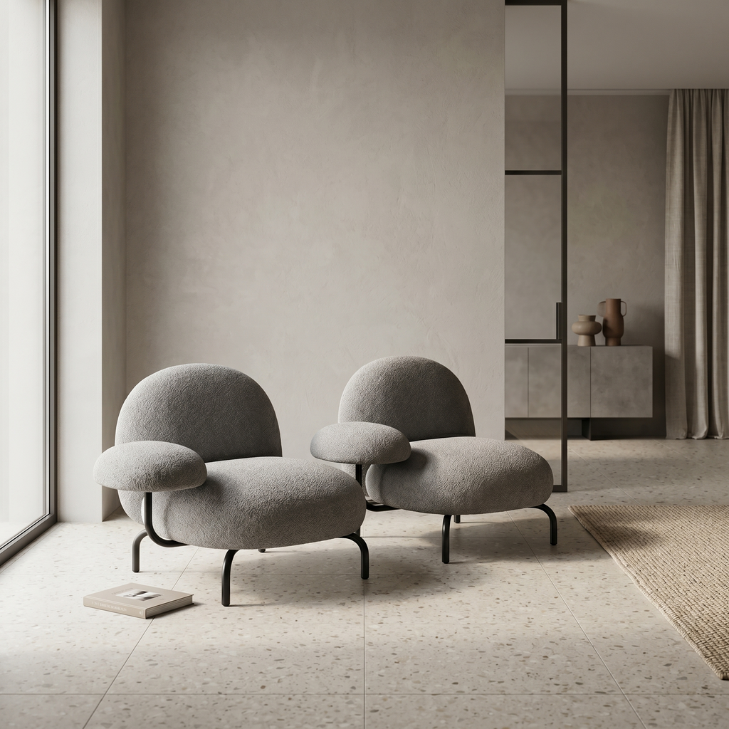 KHULAN ACCENT CHAIR with SINGLE ARMREST