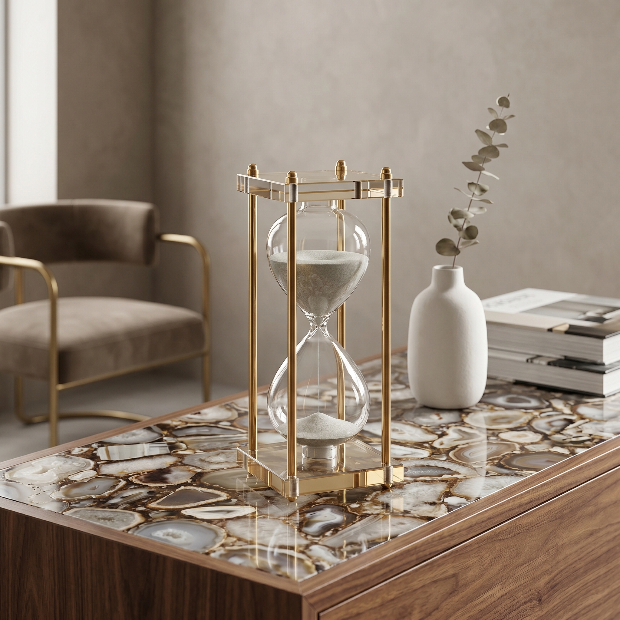 HOURGLASS GOLD COLUMN