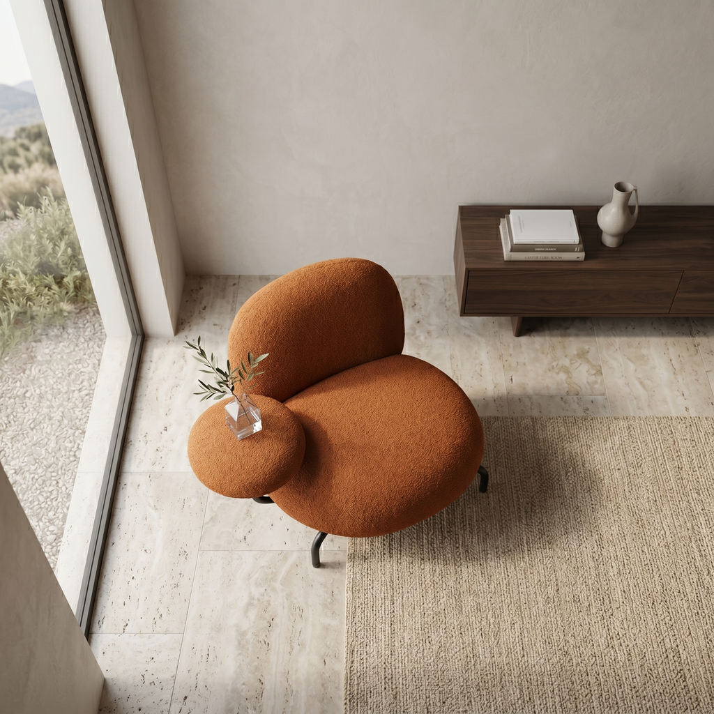 KHULAN ACCENT CHAIR with SINGLE ARMREST