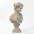 BUST OF WOMEN IN MAGNESIAN