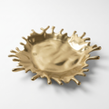 GOLD DECORATIVE PLATTER