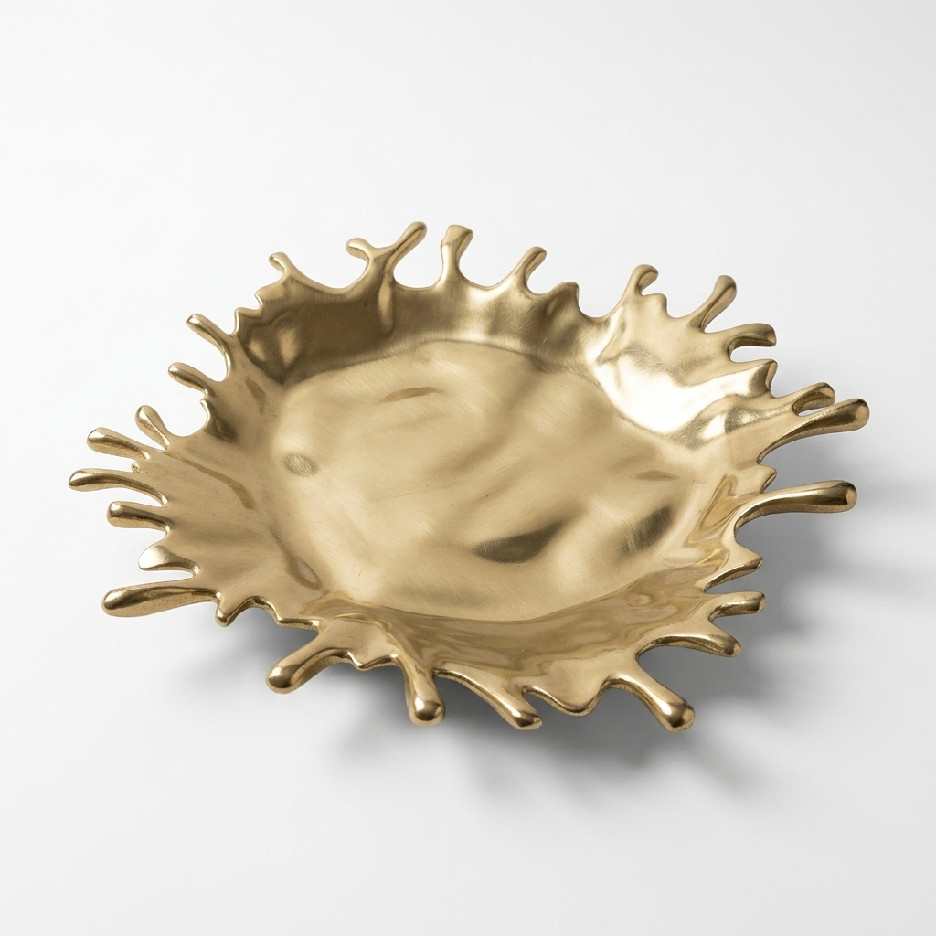 GOLD DECORATIVE PLATTER
