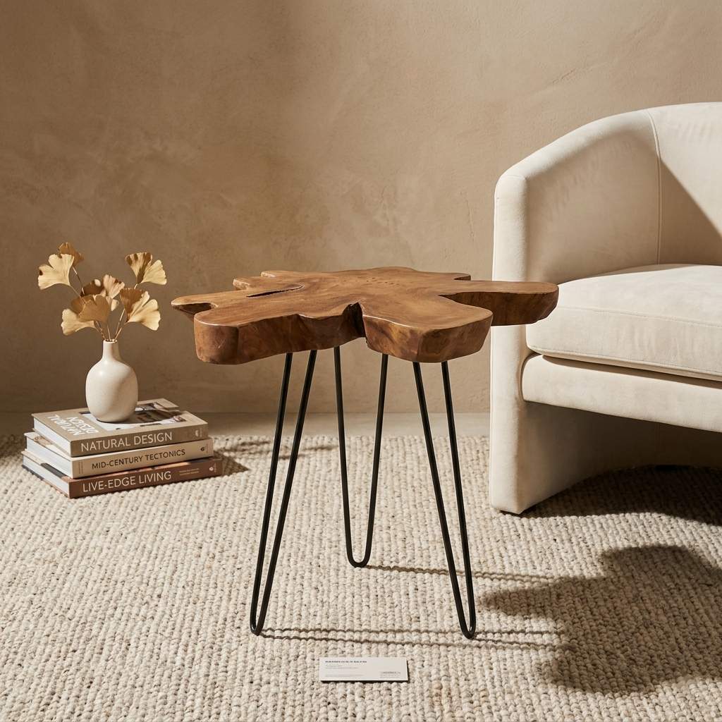 TEAK SIDE TABLE
